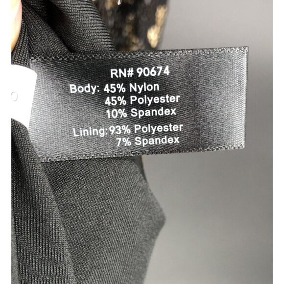 Boston Proper Embellished Cowl Neck Lace Top XS Floral Sheer Sleeves Old Money - Picture 4 of 8